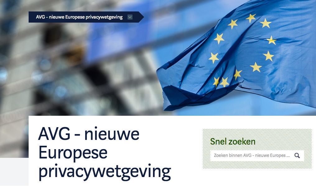 AVG - nieuwe Europese privacywetgeving